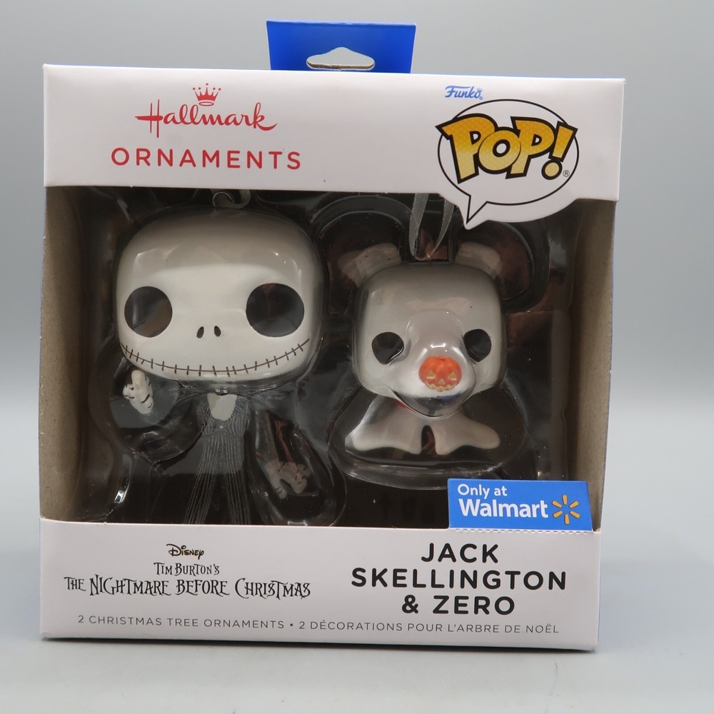 Hallmark Funko Pop!‎ Nightmare Before Christmas Jack Skellington Zero Ornaments